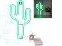 Aptel Zd79 Neon Led Vägglampa Usb Cactusgrön