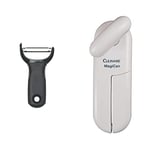 OXO Good Grips Y Peeler & Culinare C10015 MagiCan Tin Opener | White | Plastic/Stainless Steel | Manual Can Opener | Comfortable Handle for Safety and Ease