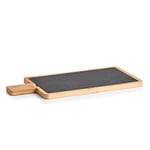 Zeller 24510 Chopping/Serving Board with Handle Bamboo/Slate Approx. 40 x 19 x 1.5 cm