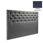Mattsons Beds Buttoned Sänggavel 140x120 Blå