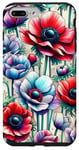 Coque pour iPhone 7 Plus/8 Plus Fleur d'anémone rayonnante