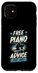 Coque pour iPhone 11 Pour un instructeur de piano - Conseils de piano gratuits - Il suffit de demander