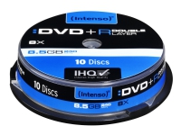 Intenso - 10 x DVD+R DL - 8.5 GB (240 min) 8x - spindel