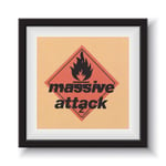 Printshop Massive Attack - Blue Lines - Framed Album Cover