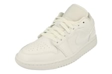 NIKE Femme WMNS AIR Jordan 1 Low Sneaker, White/White-White, 42 EU