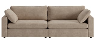 Skånska Möbelhuset Moby 4-sits soffa 266 cm - Mörkbeige