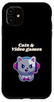 Coque pour iPhone 11 Chemises de chat pour homme/femme - Chemises amusantes pour chat papa/maman