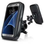 Iphone 6/7 Plus - 5.5" Regnsäker Hållare Till Cykel (svart)