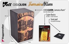VOLT Cool Cajon 2 Snare Drum - Jamaica Rum