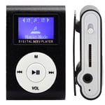 0.8inch LCD Screen Mini MP3 Music Player Metal Mini Clip MP3 Support Memory REZ