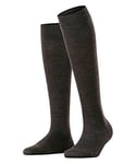 FALKE Women's Sensitive Berlin W KH Wool Cotton With Soft Tops 1 Pair Knee-High Socks, Grey (Anthracite Melange 3085) new - eco-friendly, 5.5-8