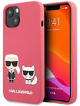 Karl Lagerfeld Silicone Friends Cover (iPhone 13 Pro) - Lyserød