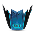 Bell Moto-9 Flex MX-hjälmskärm Svart-Blå