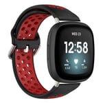 Sportarmband Fitbit Versa 4/Sense 2 Svart/Röd