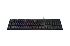 Logitech Gaming G815 Lightsync - tangentbord - QWERTZ - tysk - svart Inmatningsenhet