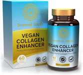 Vegan Collagen Supplement for Women & Men - 60 Advanced Collagen Booster Tablets
