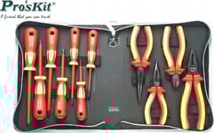 Verktygssats (11 Delar) För Elektriker 1000V Pk-2802 Pro'skit