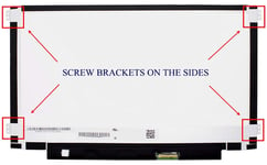 REPLACEMENT HP STREAM 11-R001NA 11.6" LAPTOP LED HD SCREEN 30 PIN SIDE BRACKETS