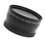55mm 0.45x Wide Angle Lens for Nikon 18-55mm AF-P version lens & Panasonic FZ70