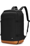 Pacsafe GO 44L Anti-Theft Recycled Carry-On Backpack Jet Black
