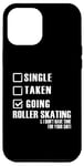 Coque pour iPhone 12 Pro Max Roller Skater Funny - Une seule prise en train de faire du patin à roulettes
