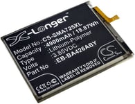 Kompatibelt med Samsung SM-A726F/DS, 3.85V, 4900 mAh