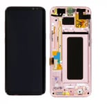 Samsung Galaxy S8 Plus Skärm med LCD-display - Pink- Original