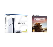 Sony PlayStation 5 (Model Group - Slim) & Wreckfest Bundle, White
