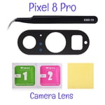Google Pixel 8 Pro Back Camera Lens Glass Repair Kit + Tweezers and Clean Wipes