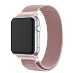 Apple Watch Series 7 41mm Armband Milanese Loop, Rosa guld