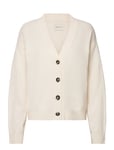 Superfine Lambswool Cardigan Tops Knitwear Cardigans White GANT