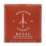 Augustine 650527 Regals Red Label Jeu de Cordes pour Guitare classique tension extra forte/moyenne