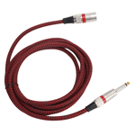 JORINDO XLR till 6,35 mm (1/4 tum) hane kabel balanserad signal sammankoppling mikrofonkabel JD6012