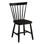 Stol Enkel 3173 i svartbetsad björk, sitthöjd 440 mm