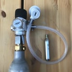CO2 Mini Gas Regulator Soda Stream Adapter Corny Cornelius Keg Charger Ball Lock