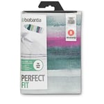 Brabantia 118845 Ironing Board Cover B, 124 x 38cm, 2mm Foam, Cotton, Morning Breeze, 0.2 x 38 x 124 cm