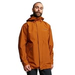 Berghaus Men's Charn Gore-Tex Waterproof Shell Jacket, Adjustable, Durable Coat, Rain Protection, Caramel Cafe, XS