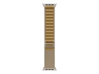 Apple - Slinga För Smart Klocka - 49 Mm, Naturlig Titanfinish - Liten Storlek - Tan