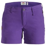 Fjällräven abisko stretch shorts w (dame) - purple  - 38 - Naturkompaniet