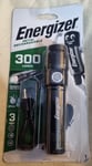 Energizer Metal Rechargeable Tactical Torch 300 Lumens 3 Modes New Sealed 
