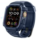 Spigen Apple Watch Ultra 49 mm Skal/Armband Rugged Armor 'Pro' Navy Blue