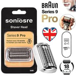 Braun Series 9 Pro Electric Shaver Head, replacement shaving part compatible 94M