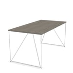 Skrivbord Air, Utförande White / Grey Wood, Bredd 160 cm