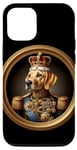 iPhone 15 Royal Dog Portrait Royalty Labrador Retriever Case