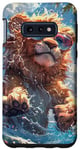 Coque pour Galaxy S10e Majestic Lion Case - Design d'été puissant pour les fans de lion