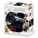 Grandi Giochi Harry Potter Train Puzzle lenticulaire Horizontal avec 500 pièces incluses et Emballage avec Effet 3D-PU103000, PU103000