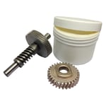 Kitchenaid Stand Mixer 6QT Worm Gear & Gear Follower With A Tub of Grease.