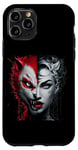 Coque pour iPhone 11 Pro Deux visages de puissance : Embrassez votre ange intérieur et votre démon