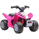 Honda Licensed Kids Electric Quad Bike 6V ATV Ride On 1.5-3 Years Pink