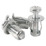 15 st M4 M5 M6 M8 Blombultar Muttrar Jack Muttrar Bil Metallskruv För Ihåligt Vägg Järn Skinn Blombultar Expansion Lykta 15pcs M6